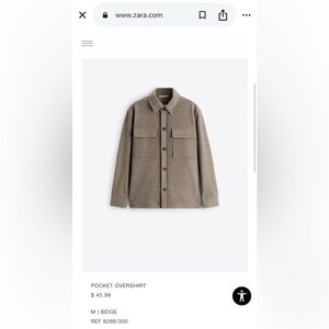 ZARA OVERSHIRT